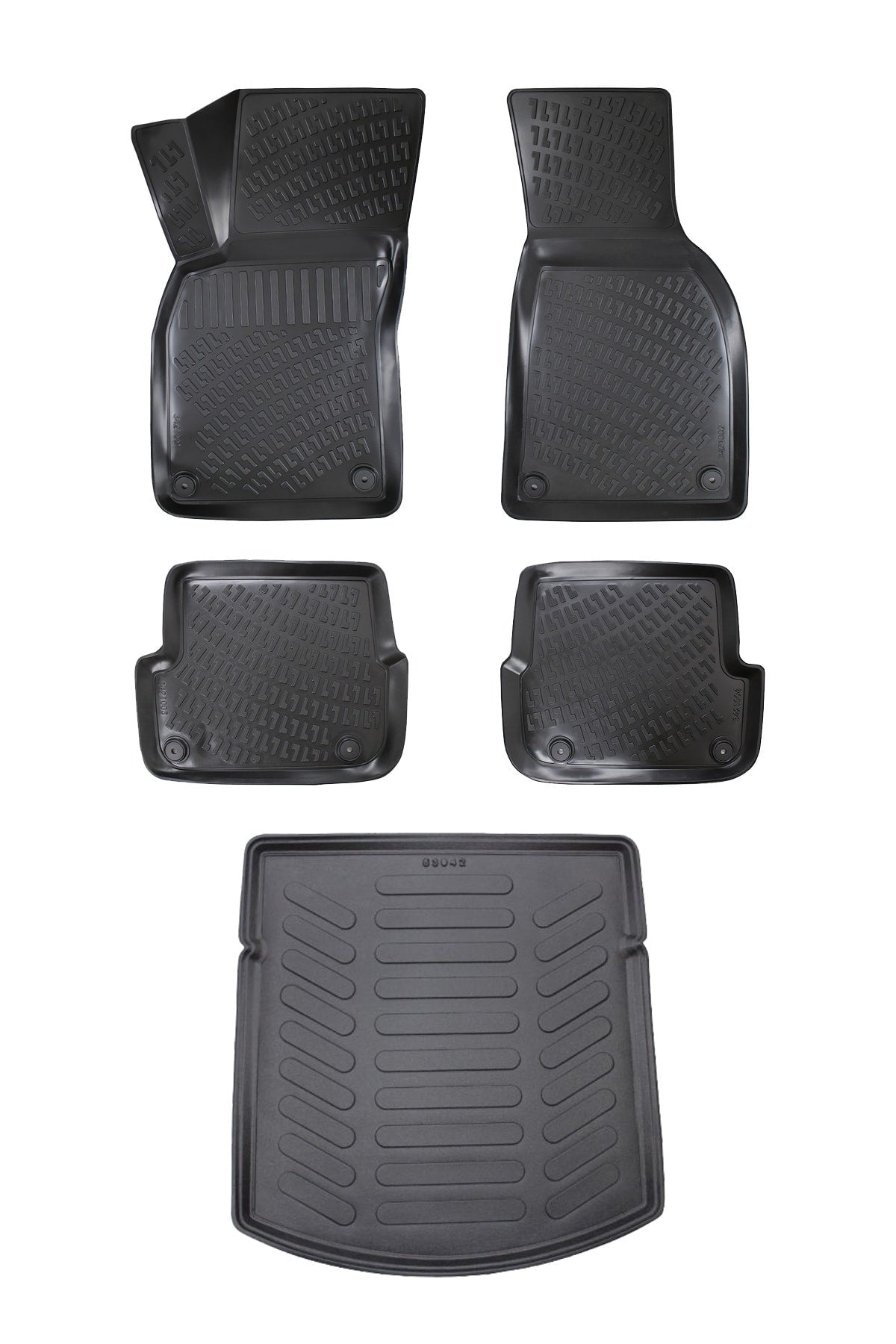 Ford Connect Combi 2002-2013 Cepsiz Araca Özel Havuzlu Paspas Ve Bagaj Havuzu