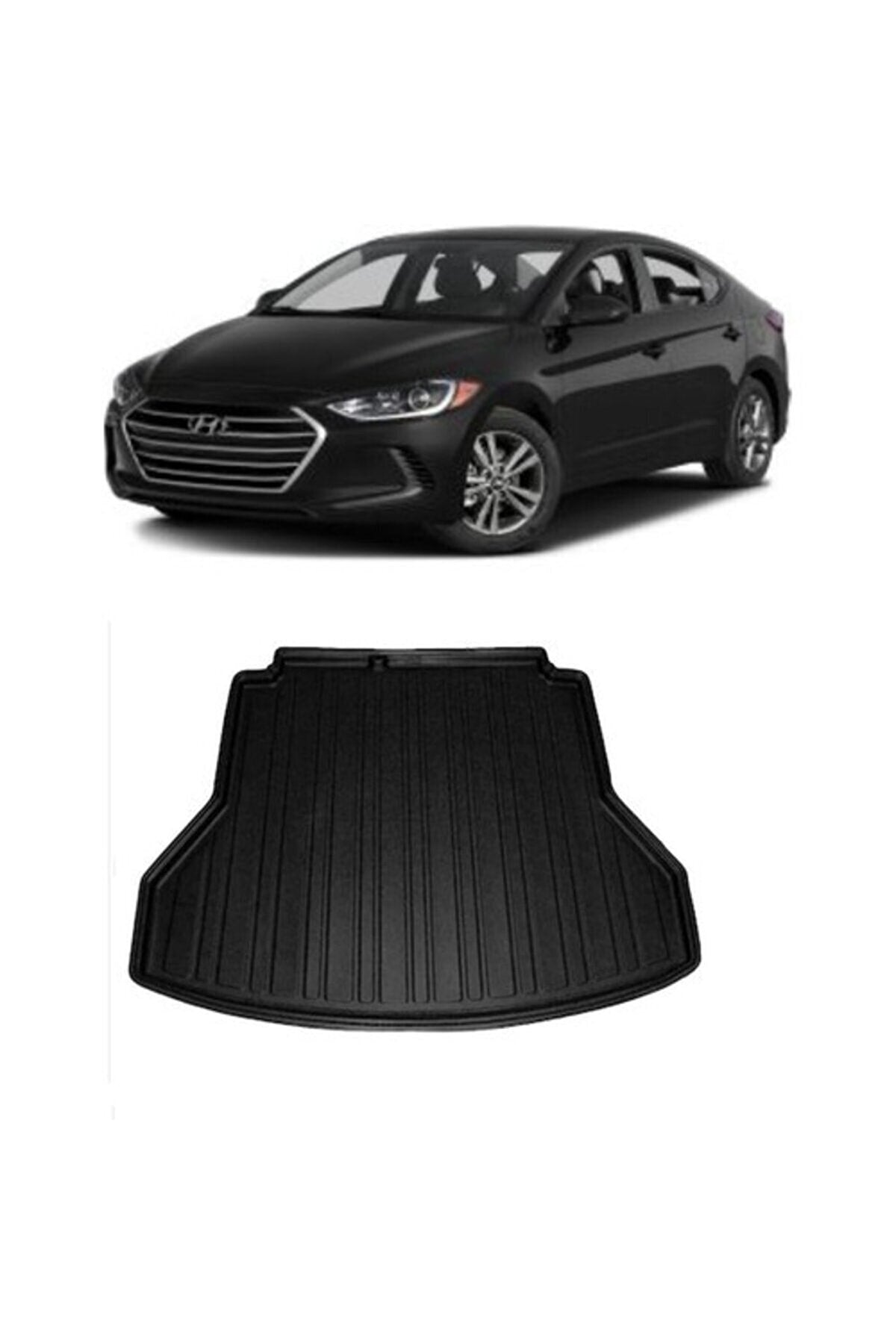 Hyundai Elantra 2016-2020 Uyumlu 3d Lüx Bagaj Havuzu
