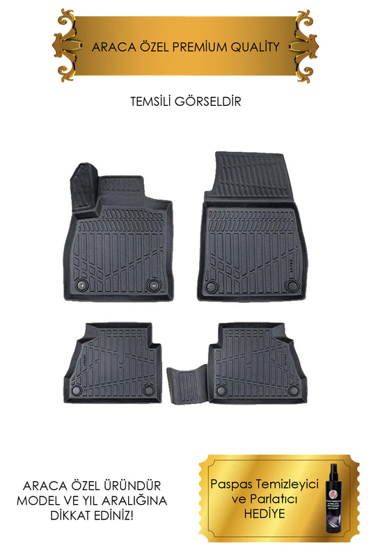 DACİA  DUSTER 4X4 2018-2022 Model Araca Özel 4D Havuzlu Paspas Takımı